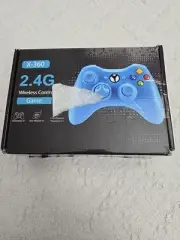 Xbox 360 Wireless Controller Blue NIB