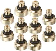Abaodam 10Pcs Misting Nozzle for Efficient Gardening Spray Low Pressure Atomizing Hose Sprayer Head for Agriculture Lawn Irrigation and Cooling