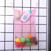 With Strong Suction Cups Toy Bag Net Bathroom Organizer Baby Shower Bath Toys Wh