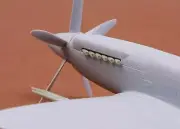 SBS Model 1/72 #72010 Spitfire F Mk.22 Exhaust & Gun Barrels for Airfix
