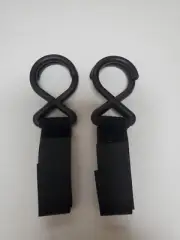Stroller Plastic 12 pkg Hooks Hook-loop Strap Multipurpose Garage Organize