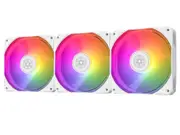 Silverstone Air Nexus 120 Argb 120Mm Fan - White (3-Pack) Sst-An120W-Argb-3Pk