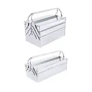 Cantilever Tool Box Hardware Organizer Tool Organizer for Workshop Car Home