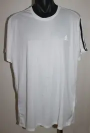 Adidas Climalite Running Training Activewear Sports White T-Shirt Size XL BNWT