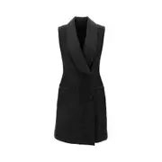 [MAX MARA] MAX MARA Sequinned vest mini dress Woman 40 40 Black