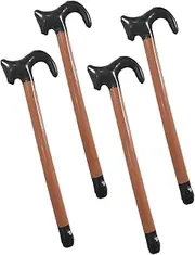 VANZACK 4 Pcs Inflatable Crutch Balloons Unique Retro Design Walking Stick Props Accessories for Halloween Parties Events Eye Catching Inflatable Cane for All Ages