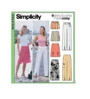 Simplicity Sewing Pattern 5202 Misses Skirts Pants Shorts Size 6-12