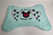 NEW We Love Our Disney Dog Food Mat Bone Shaped Non Slip Back and Memory Foam