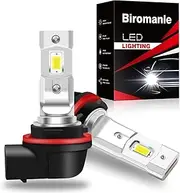 Biromanle Compatible with Kawasaki Brute Force Honda Rancher Rubicon Bulbs.HR3 Fog Light bulbs,400% Brightness 13000LM 6000k white light,34901-HR3-A21 Fog Light bulbs(Pack of 2)