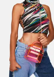 [Lemon Drop by Privileged] Pink Marcie Acrylic Handbag