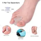 8 Pieces Gel Toe Separator Bunion Splint Corrector Toe Sleeve Protector Spac GOF