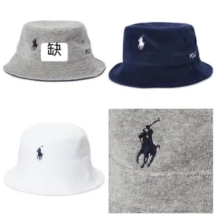 Polo Ralph Lauren｜經典小馬logo漁夫帽深藍(毛巾布)