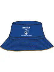 Royal/Gold Reversible Bucket Hat Triton With Logo
