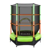 Everfit 4.5FT Trampoline for Kids Trampoline w/ Enclosure Safety Net Rebounder G