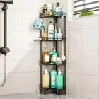 Corner Shower Caddy Organizer - 4 Tier Shower Shelf Corner with Soap Holder R...