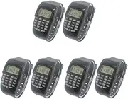 DOITOOL 3sets Digital Watch Kids ' Calculator Wrist Watch Geometric Operations Perfect Birthday Present for Children 2pcs*3