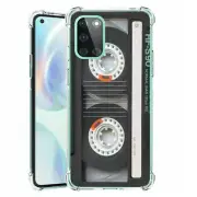 (Cassette Tape)ShockProof TPU phone case cover(Clear)for Oneplus Nord N10 5G