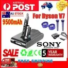 9500mAh Battery For Dyson V7 SV11 Animal Motorhead Trigger LED & Filter Charger