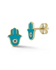 Ember Fine Jewelry 14K Hamsa Studs