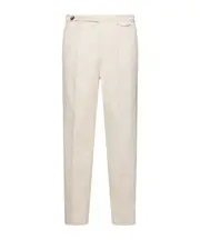Belt-loop casual pants IT50,IT48 Nude