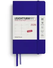 [LEUCHTTURM1917] Weekly Planner Pocket (A6) 2026 in Ink