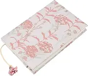 DOITOOL Delicate Fabric Book Sleeve Cover Textbook Protector with Exquisite Design Practical Bookmark Versatile Cloth Book Decor for Novels Notebooks Scrapbooks