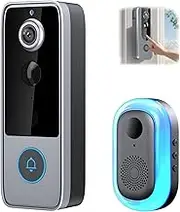 Guardianbell Pro–Smart WiFi Doorbell & Security Cam in One, Hd Night Vision Home Smart Security Doorbell Two-Way Calls Camera, for Home Environments (B)