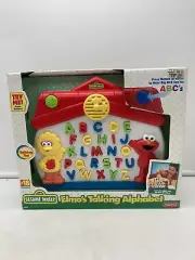 NEW Sesame Street Elmo Big Bird Talking Alphabet Learning Toy NOS 1997 1997