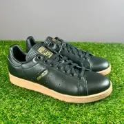Mens adidas Stan Smith ID1341 Core Black / Core Black / Gum Size 8.5