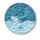 [WasangShow 花生騷] 海洋WAWA鯨魚浪潮杯墊