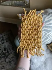 Mini Macrame Rug Handmade