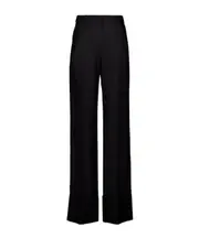 Valentino Turn-Up Hem Tailored Trousers IT40,IT44,IT42 black