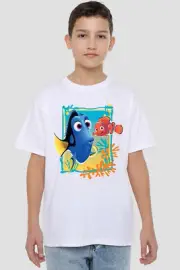 Finding Nemo Dory Nemo Kids T-Shirt White