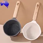 Hot Oil Pan Wooden Handle Butter Melting Pot Small Saucepan Non-stick Frying Pan