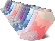 [Reebok] Women?s Athletic Socks ? Performance Low Cut Socks (12 Pack), Size 4-10, Pink Assorted