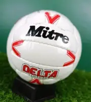 Mitre Football Delta 1000 Genuine Leather Soccer Match Ball Size 1