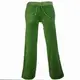 美國時尚品牌Juicy Couture綠色天鵝絨休閒繫帶長褲 S號