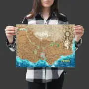 A3 Scratch Map of Victoria - Travel Edition