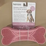 Appa Kensie Squeaky Chew Bone Pink For Dog