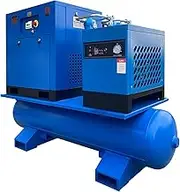 415V 10HP All In One Air Compressor 39CFM 150PSI 3-Phase Fixed Frequency Air Compressor With 80 Gallons Gas Tank And Refrigerated Dryer