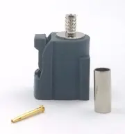 10pcs Fakra Connector Straight Jack Crimp RG174 Grey Key Code G