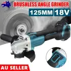125mm Cordless Brushless Angle Grinder Body Wrench For Makita 18V Battery Home