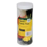 Cable Ties Assorted Colour & Size 500 Pack Tridon CTP08