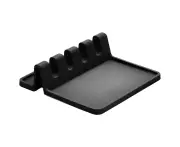 Silicone Spoon Rest, For Stove Top Kitchen Counter, Utensil Rest With Drip Pad Slots & Spoon Holder