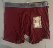 Calvin Klein Men's Ultra Soft Modal Boxer Briefs RED MEDIUM