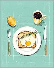 TAOPAOLAB Sunny Morning Meal Paint by Numbers Kit for Adults – DIY Toast and Egg with Coffee Painting on Canvas 16x20In, Acrylic Paint Set, Suitable for Beginners, Art for Home Decoration or Gifts