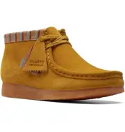 Clarks - Boys Wallabee O Boot - Mustard