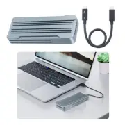 Aluminum NVMe SSD Enclosure 40Gbps USB4 Hard Disk Case Heat Dissipation