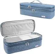 [CANBOX] Double-Layer Travel Carrying Case Bag, Shark Flexstyle Carrying Case, Compatible with Revlon One-Step Hair Dryer/Volumizer/Styler, Travel Organizer Storage Bag (Bag Only)