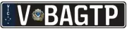 Ford FPV BA GTP Custom VIC Prestige Euro Number Plates - V-BAGTP - 520mm x 112mm